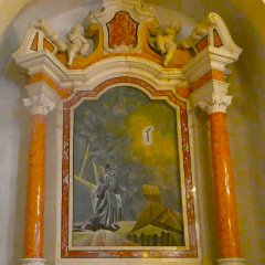 P1220876  Altare laterale  700, S. Francesco.
